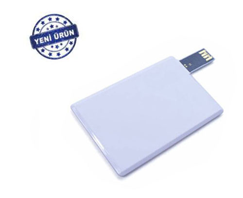 Kartvizit Şeklinde Yandan Sürgülü USB Bellek