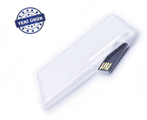 Şeffaf Kartvizit Şeklinde USB Bellek