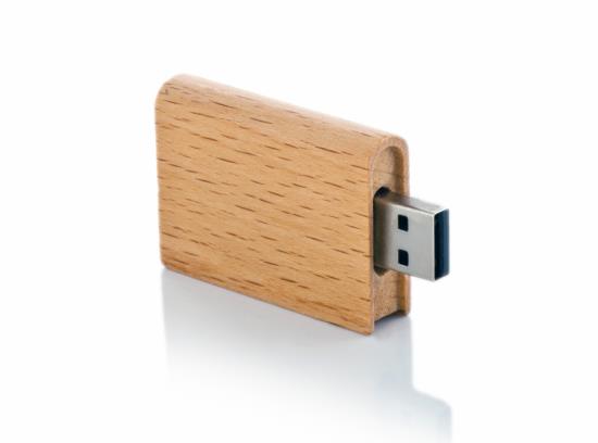 Kitap Şekilli Ahşap USB
