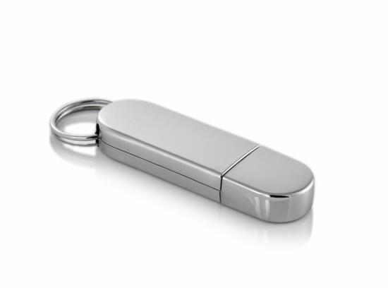 Metal Görünümlü Kapaklı USB Bellek