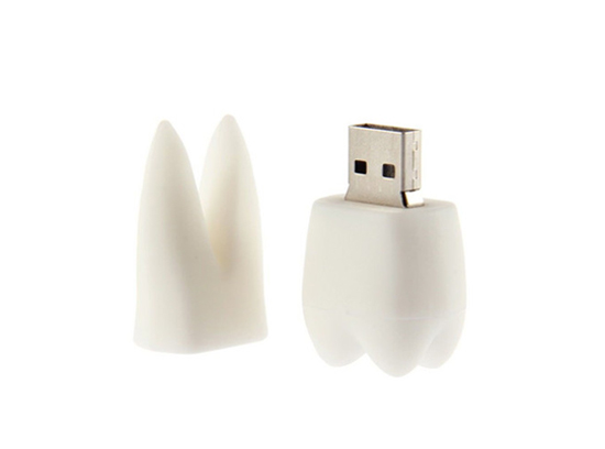 Beyaz Diş Şeklinde USB Bellek