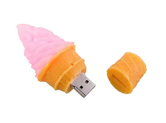 Külah Dondurma Şekline USB