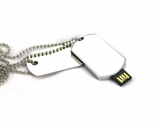 Zincirli Künye Şeklinde USB Bellek
