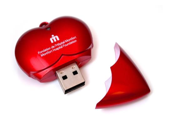 Kalp Şeklinde USB Bellek