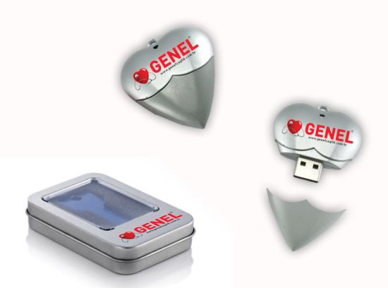 Kalp Şeklinde USB Bellek